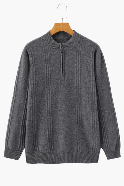 Hugo | Sudadera De Media Cremallera Acanalada