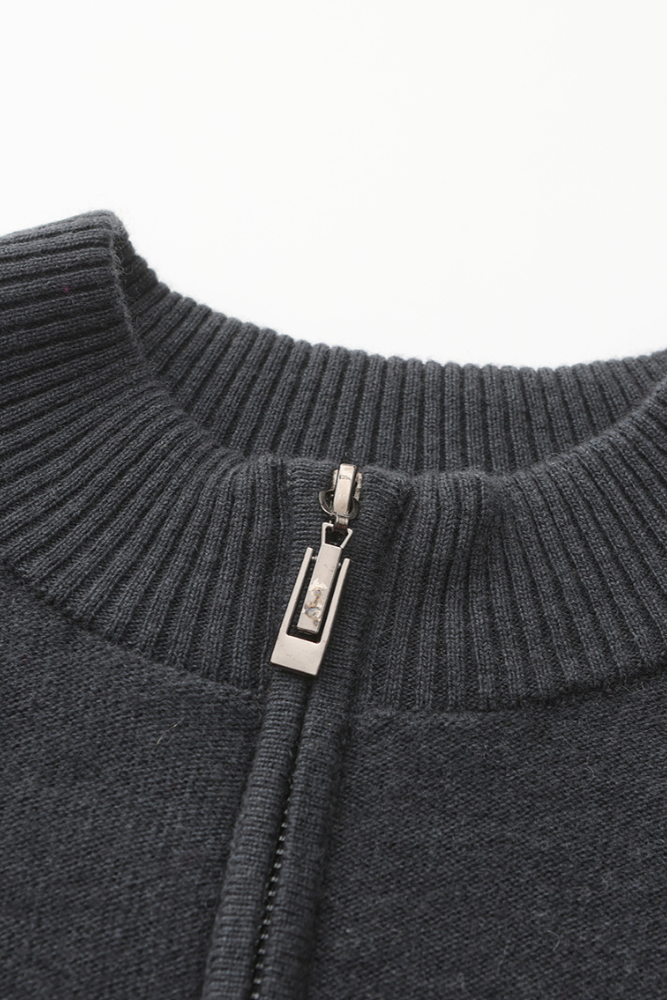 Hugo | Sudadera De Media Cremallera Acanalada