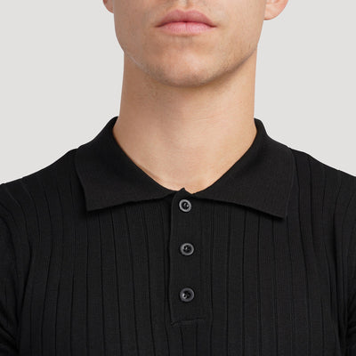 Oriol | Camisa Polo De Punto Acanalado