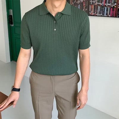 Oriol | Camisa Polo De Punto Acanalado