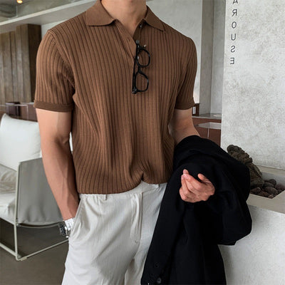 Oriol | Camisa Polo De Punto Acanalado