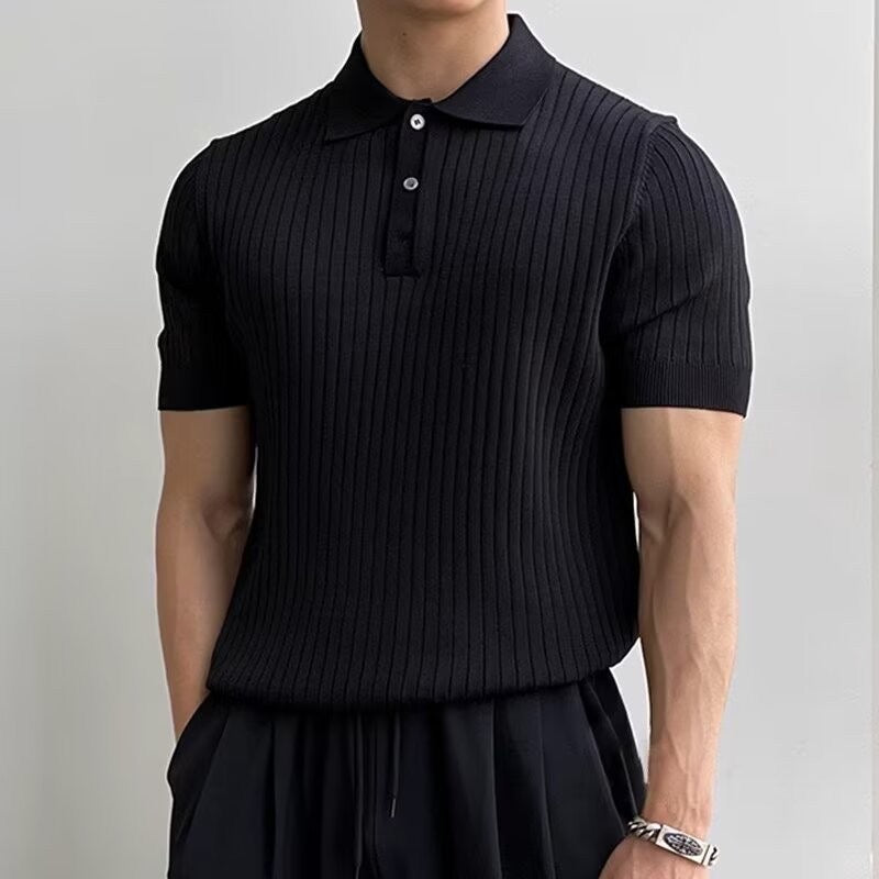 Oriol | Camisa Polo De Punto Acanalado
