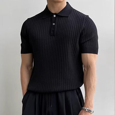 Oriol | Camisa Polo De Punto Acanalado
