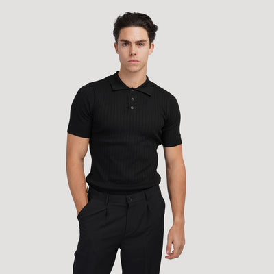 Oriol | Camisa Polo De Punto Acanalado