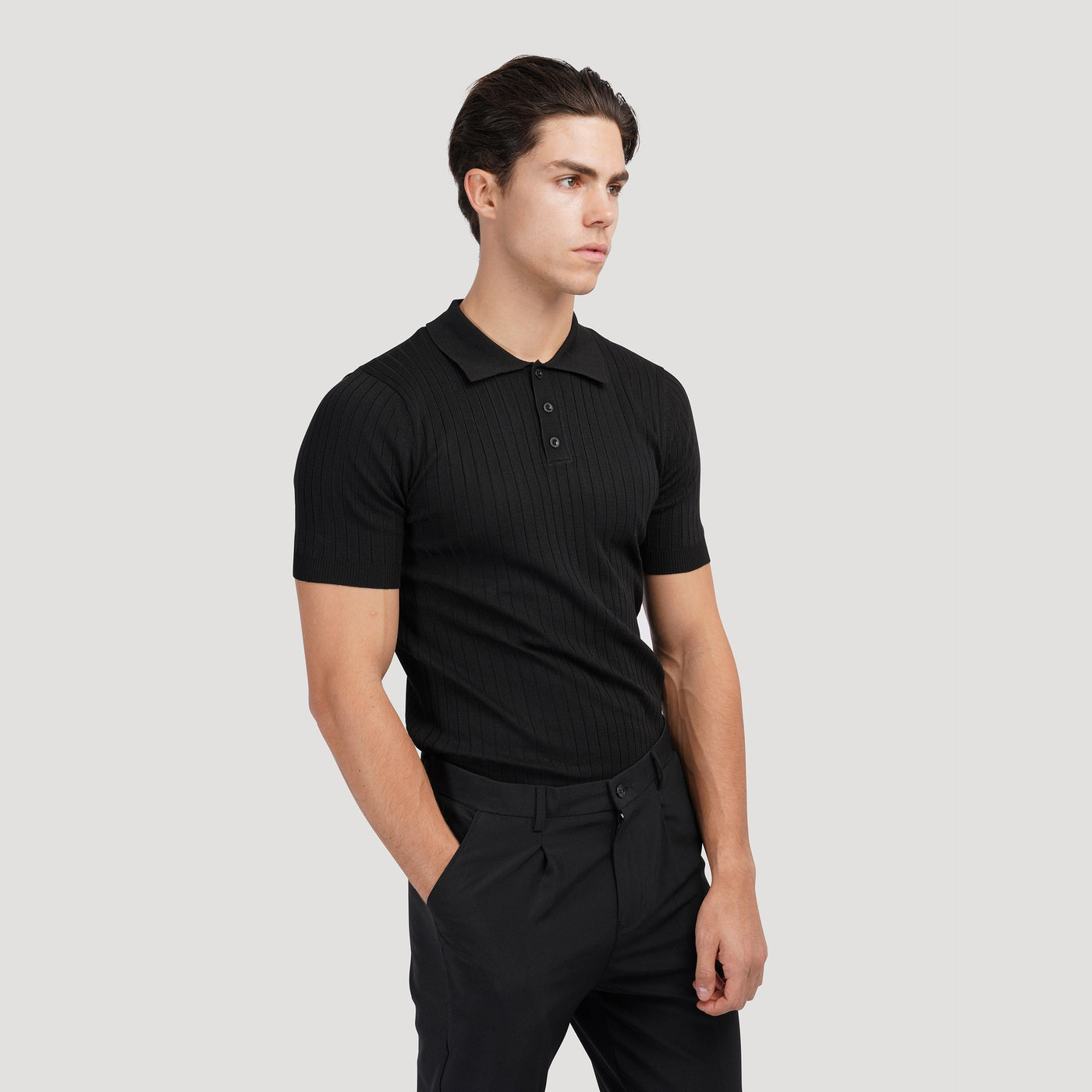 Oriol | Camisa Polo De Punto Acanalado