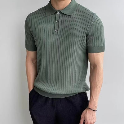 Oriol | Camisa Polo De Punto Acanalado