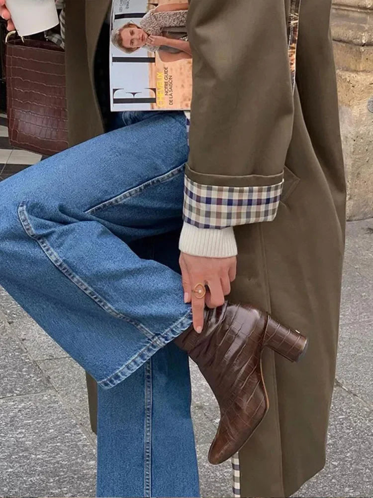 Beatriz | Chaqueta De Cuadros De Lujo Atemporal