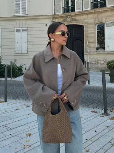Mila | Elegante Chaqueta De Mujer - Chaqueta Acolchada De Entretiempo Con Botones