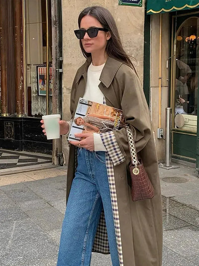 Beatriz | Chaqueta De Cuadros De Lujo Atemporal