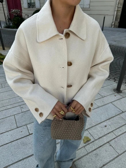 Mila | Elegante Chaqueta De Mujer - Chaqueta Acolchada De Entretiempo Con Botones