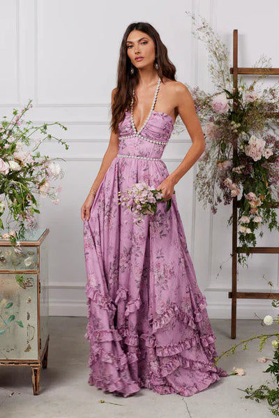 Sofía | Fleuroza Vestido Maxi Liviano Para Cualquier Ocasión Karol Firenze