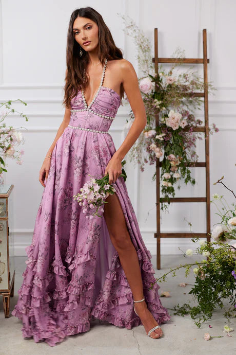 Sofía | Fleuroza Vestido Maxi Liviano Para Cualquier Ocasión Karol Firenze