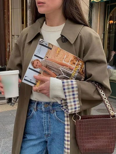 Beatriz | Chaqueta De Cuadros De Lujo Atemporal