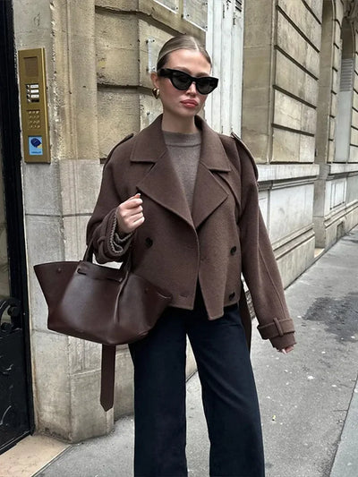 Carlotta | Chaqueta De Mujer Con Capucha Tipo Coffee Wol - Casual