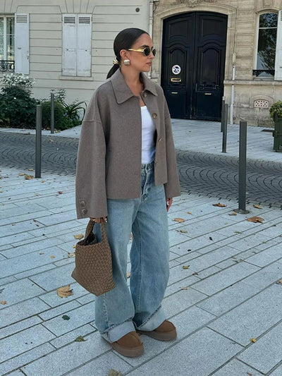 Mila | Elegante Chaqueta De Mujer - Chaqueta Acolchada De Entretiempo Con Botones