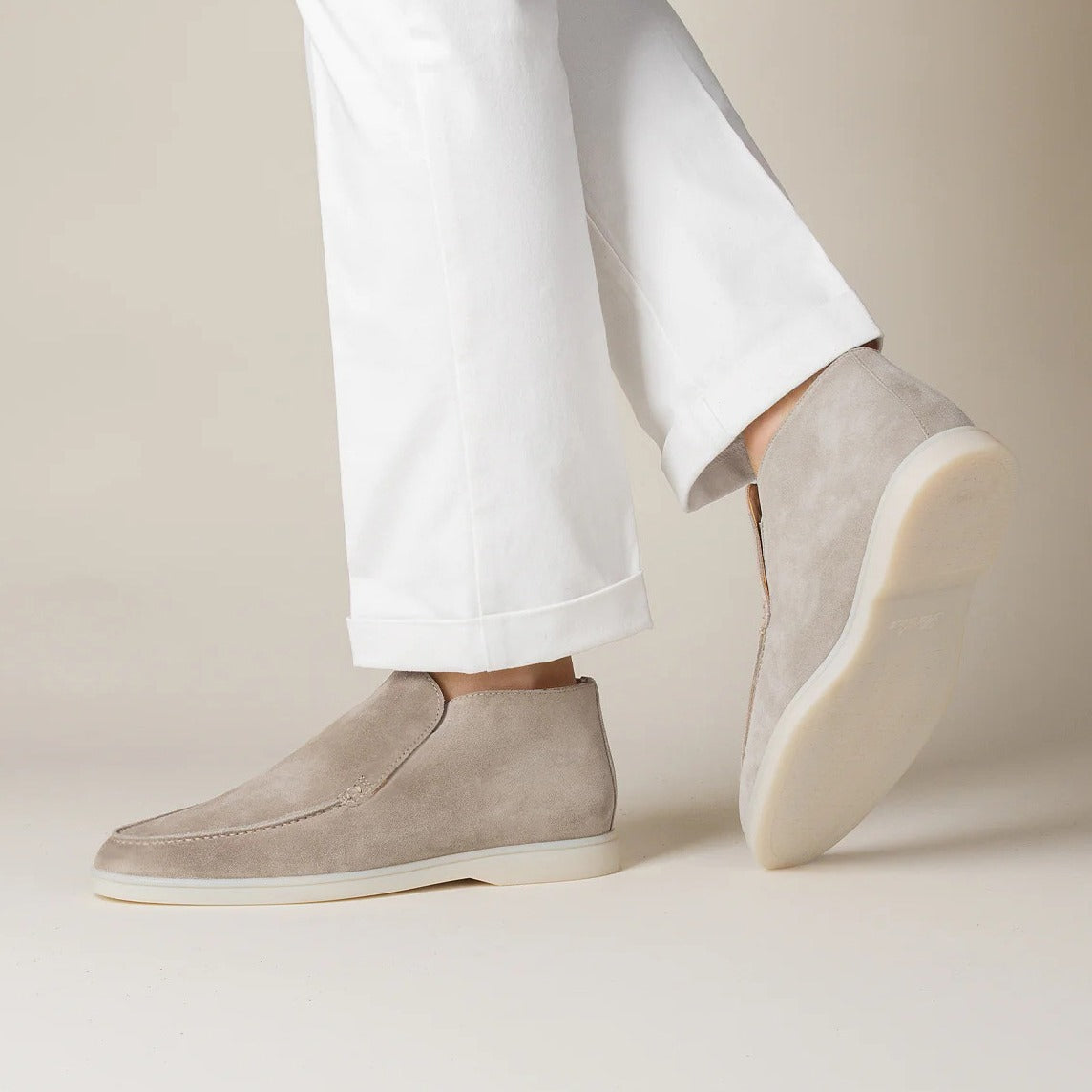 Tiago | Botines De Ante Estilo Loafer