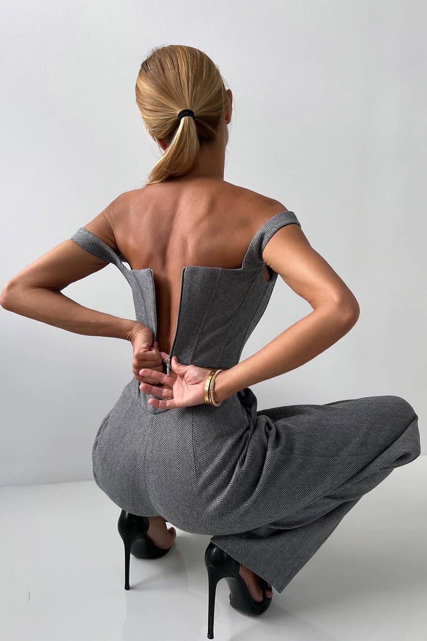 Olivia | Conjunto De Traje De Tres Piezas A Medida Con Top