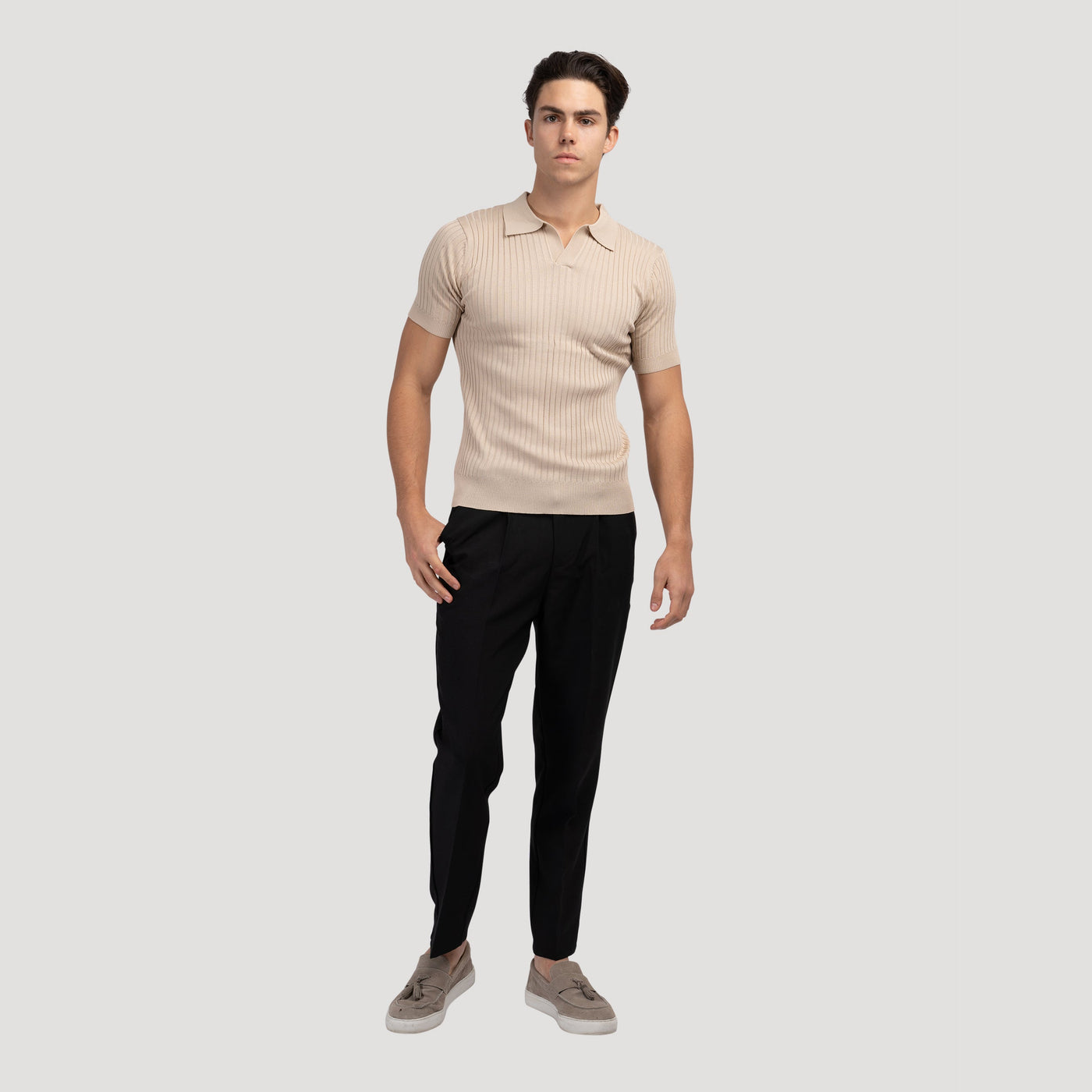 Matteo | Camisa Polo De Punto Texturizado