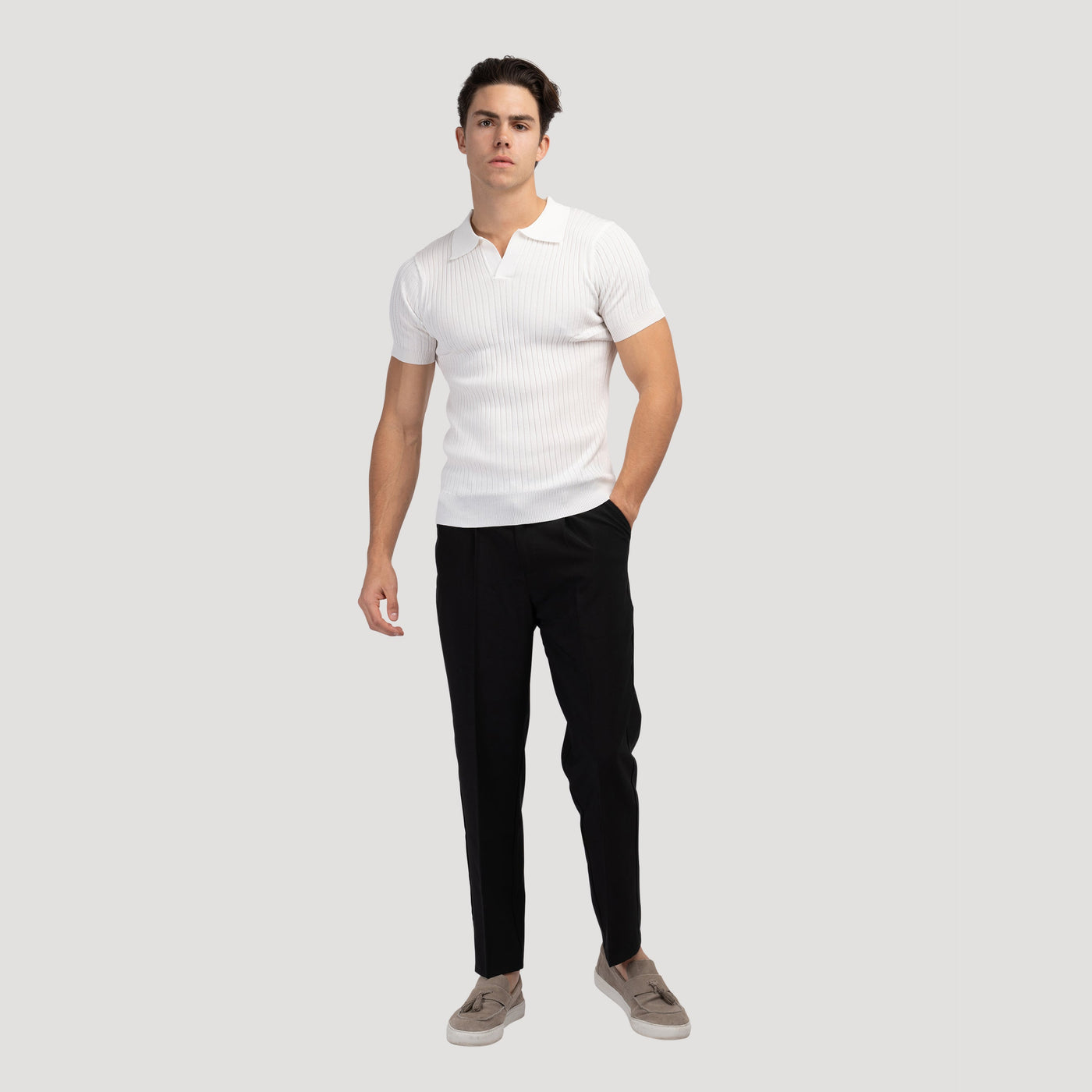 Matteo | Camisa Polo De Punto Texturizado