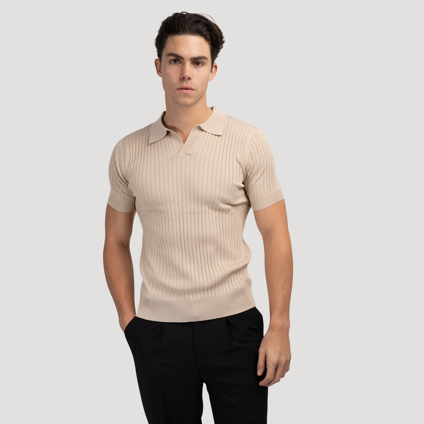 Matteo | Camisa Polo De Punto Texturizado