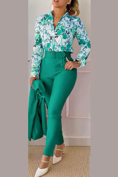 Elena | Conjunto Elegante De Tres Piezas