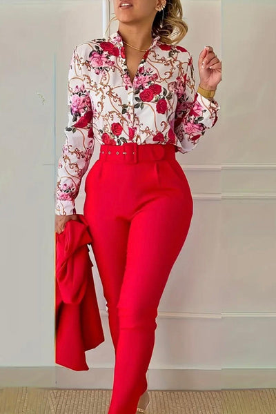 Elena | Conjunto Elegante De Tres Piezas