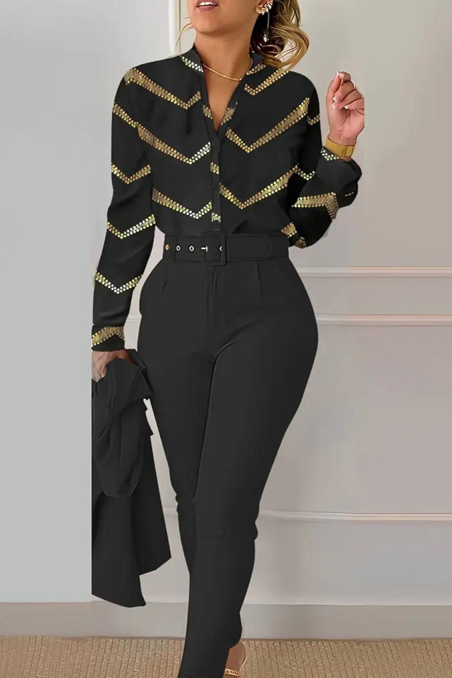 Elena | Conjunto Elegante De Tres Piezas
