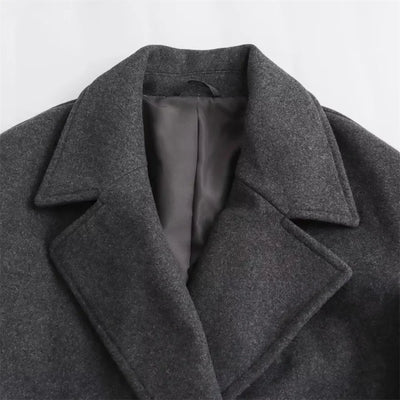 Nuria | Abrigo Largo Elegante Para Mujeres | Diseño Estiloso - Abrigo