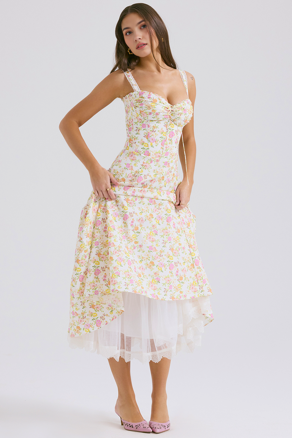 Noelia | Vestido Bustier De Encaje Valentina