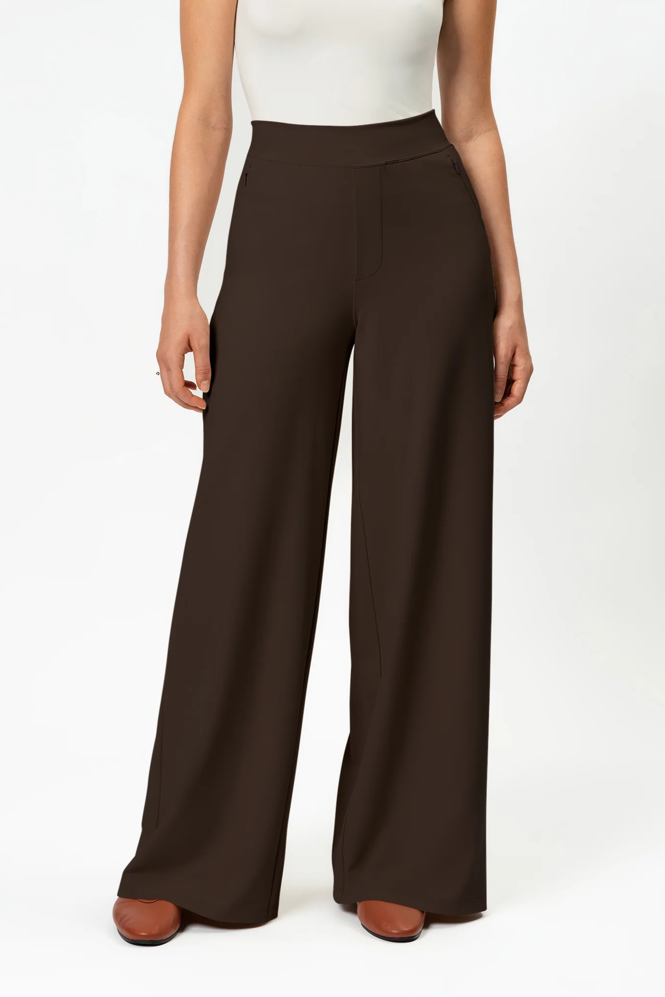 Blanca | Pantalones De Pierna Ancha