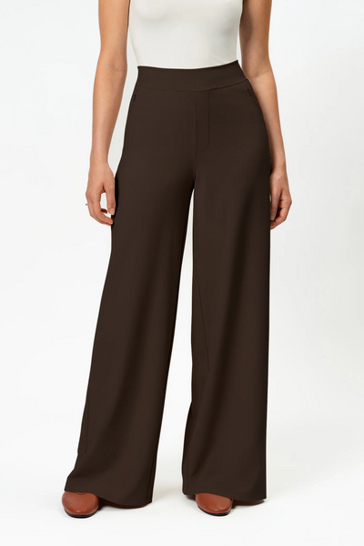 Blanca | Pantalones De Pierna Ancha