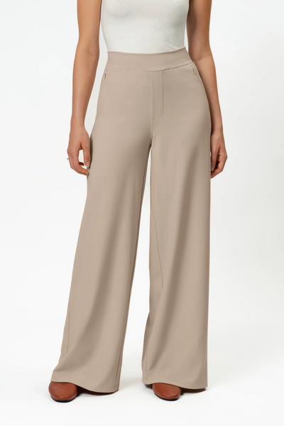 Blanca | Pantalones De Pierna Ancha