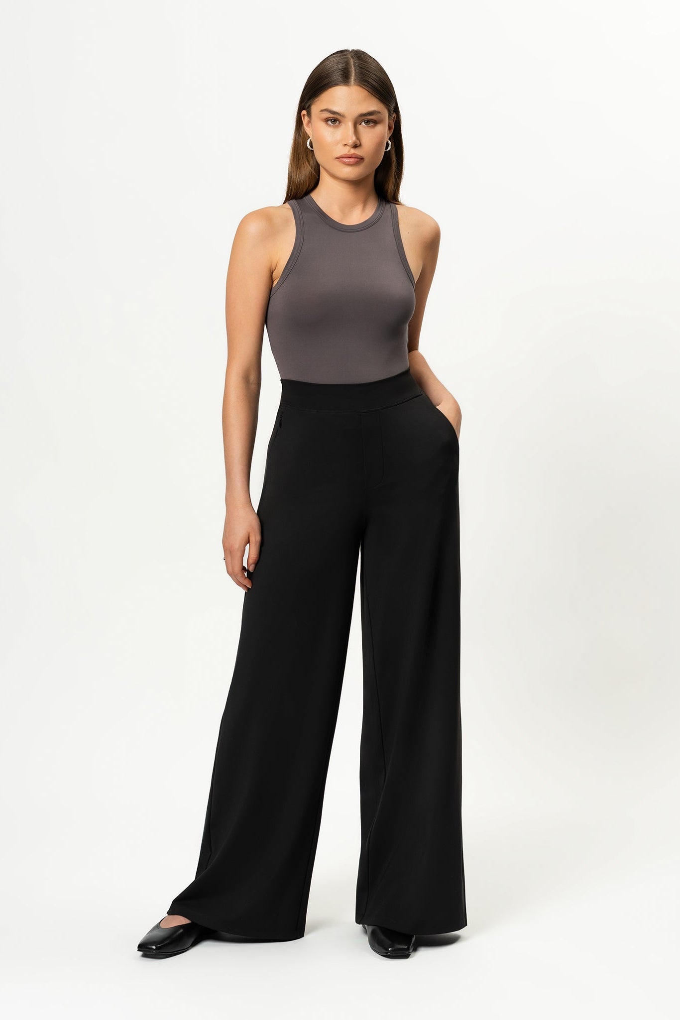 Blanca | Pantalones De Pierna Ancha