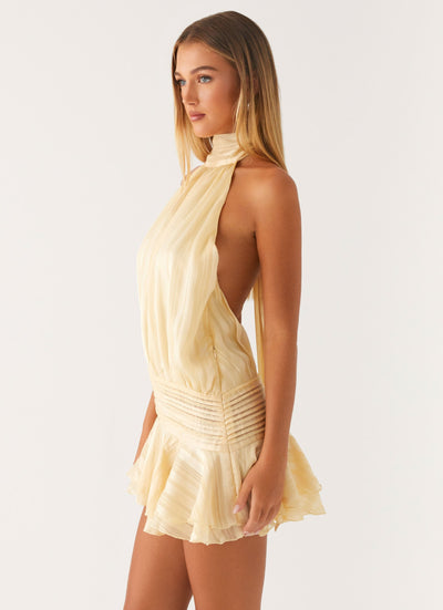 María | Elira Vestido Noor De Chifón Karol Firenze