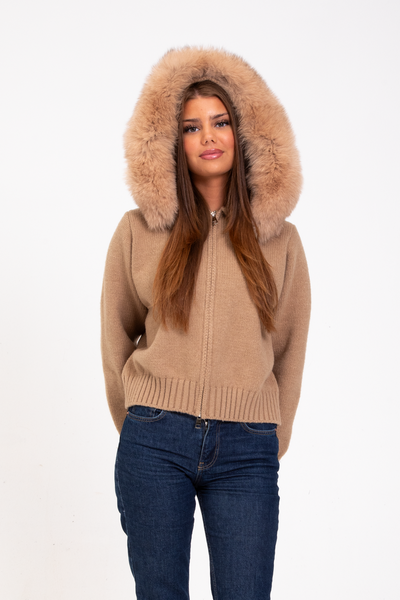 Ariadna | Abrigo De Lana Con Capucha