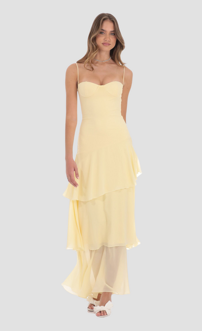 Emma | Solerina Vestido Maxi En Capas Karol Firenze