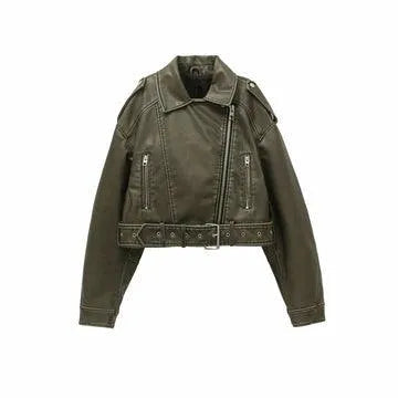 Vittoria | Chaqueta De Cuero Corto - Retro - Cuero De Alta