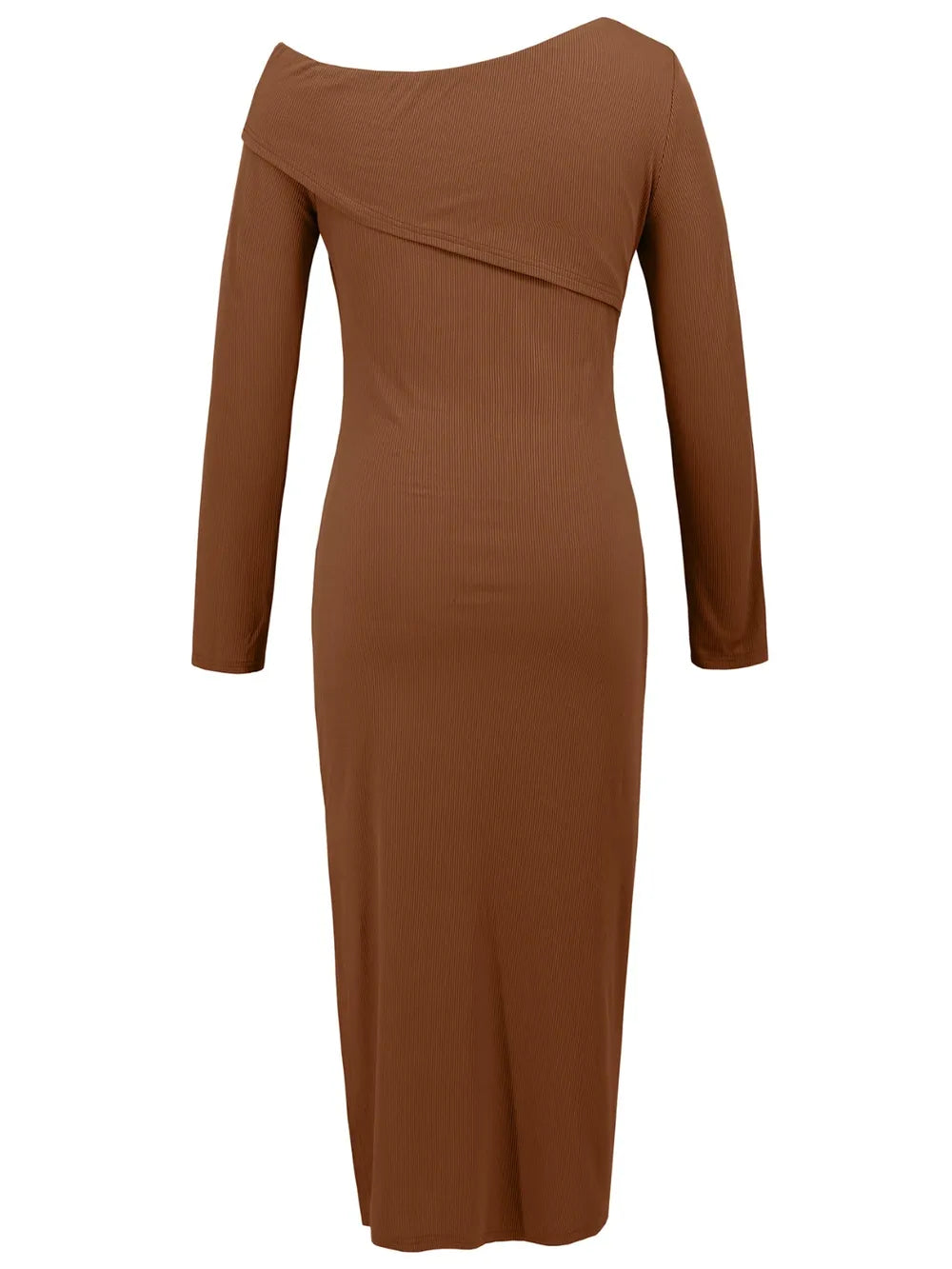 Carmen | Amira Vestido Midi Asimétrico Con Hombro Descubierto Karol Firenze