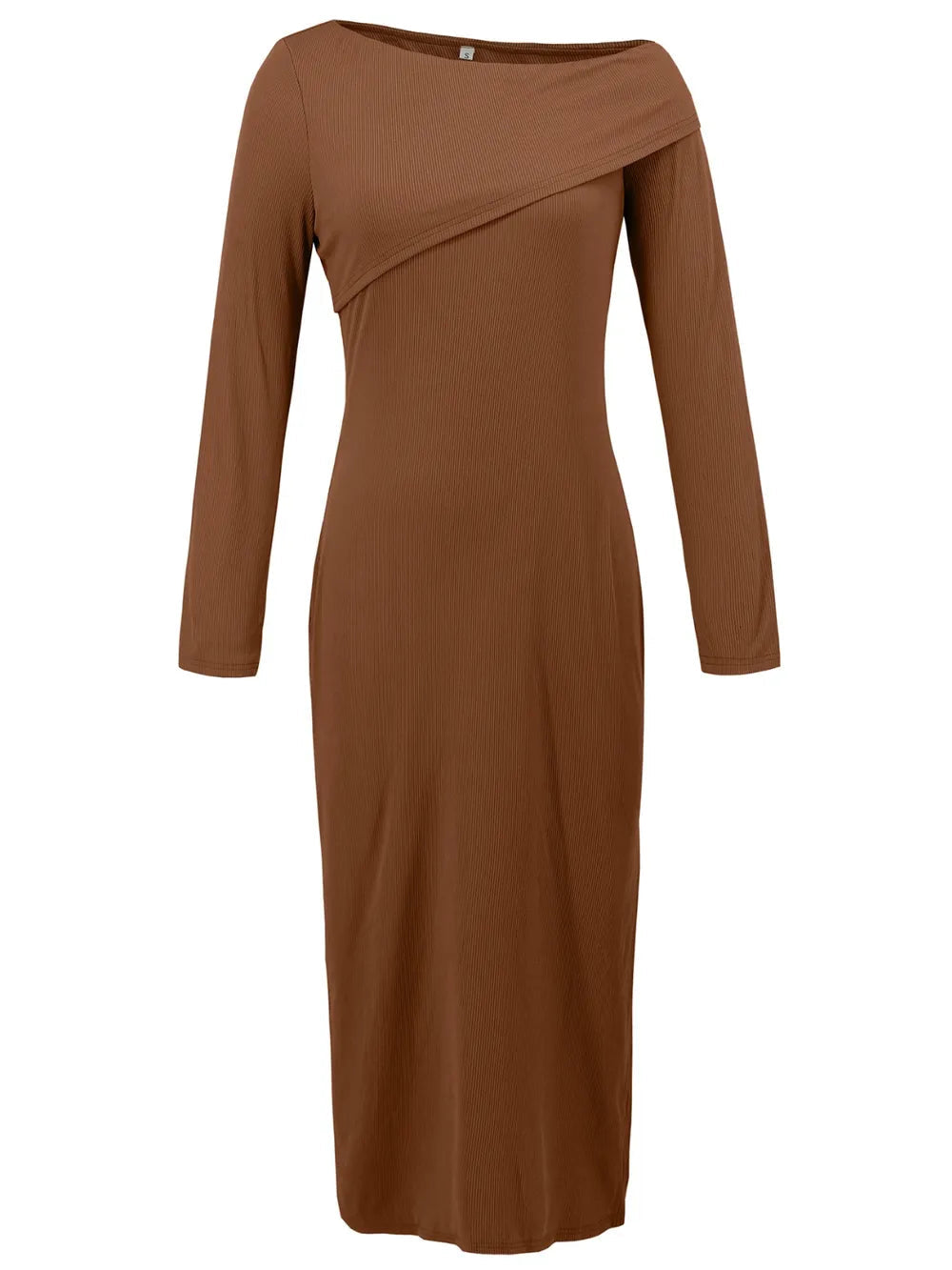 Carmen | Amira Vestido Midi Asimétrico Con Hombro Descubierto Karol Firenze