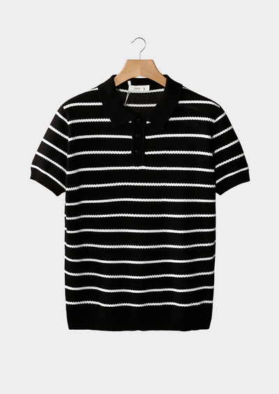 Miguel | Polo De Botón Texturizado A