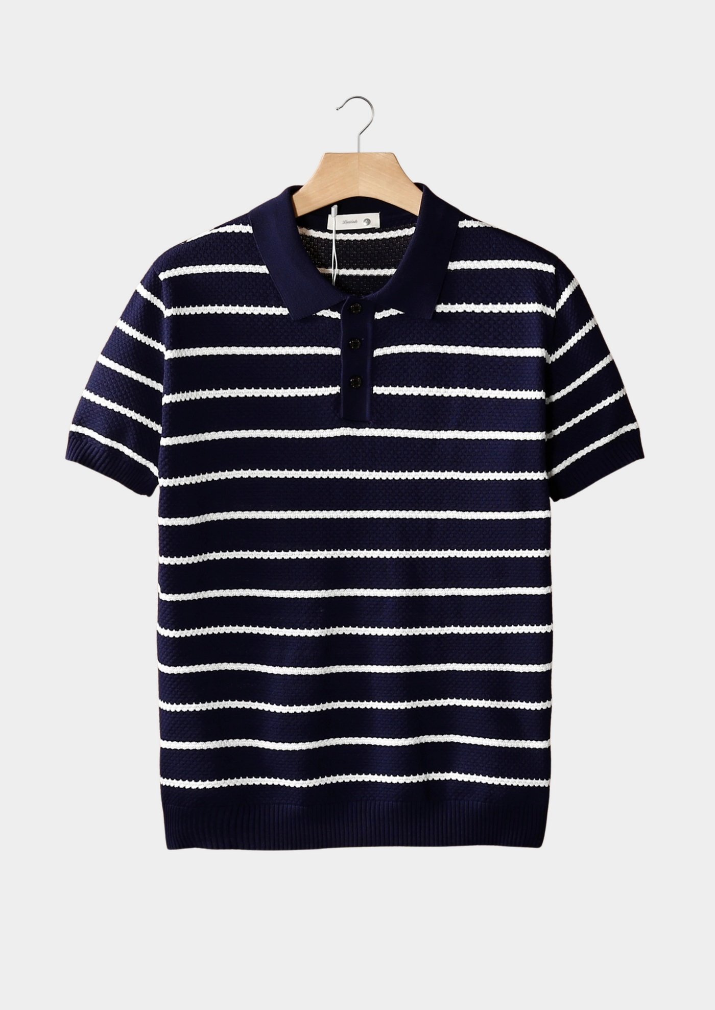 Miguel | Polo De Botón Texturizado A