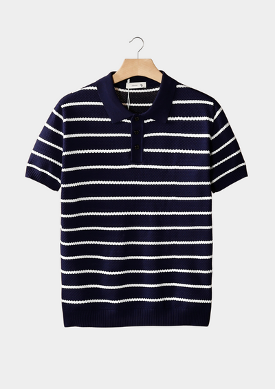 Miguel | Polo De Botón Texturizado A