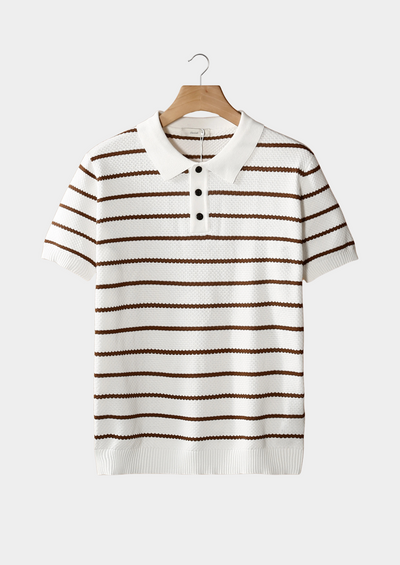 Miguel | Polo De Botón Texturizado A