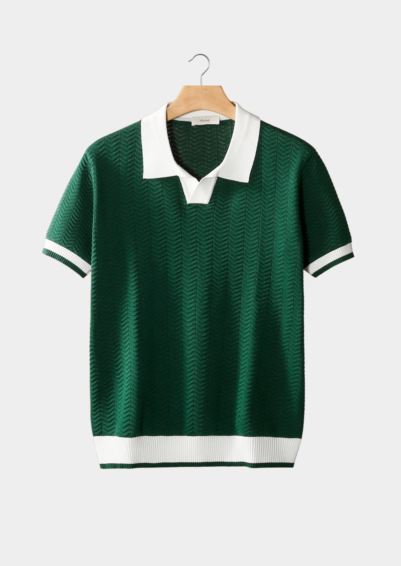 Darío | Polo Texturizado En Contraste