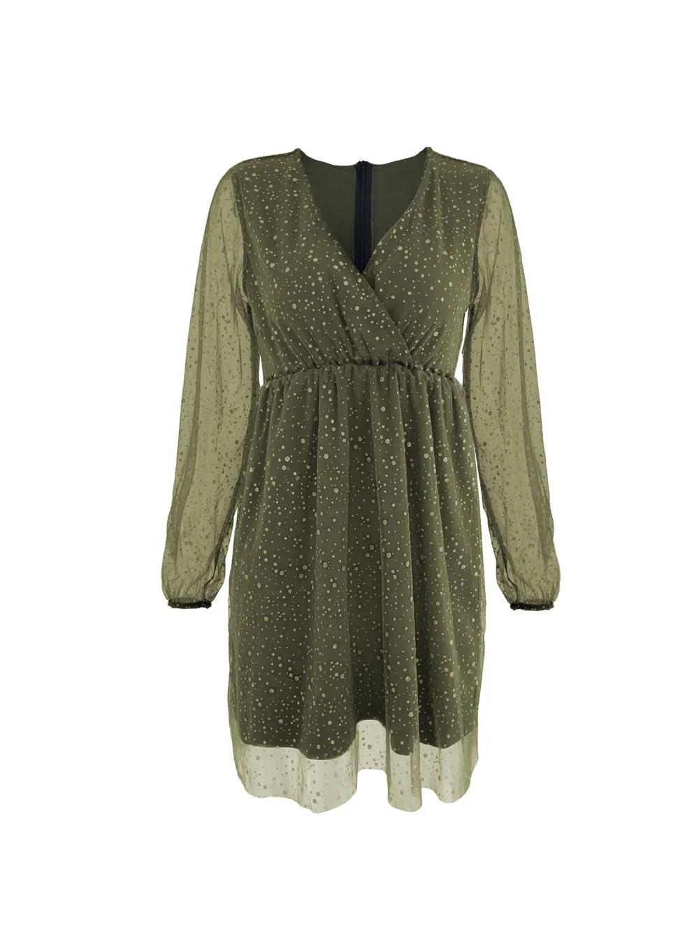 Isabel | Ewelina Vestido Mini Con Detalles Brillantes Karol Firenze