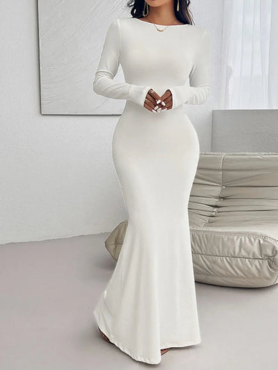 Nuria | Honorata Vestido Largo Maxi Con Manga Larga Karol Firenze