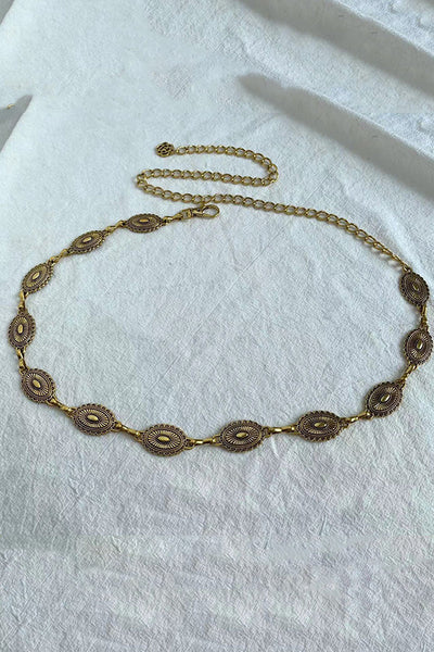 Raegan | Cadena de Cintura Geométrica Retro Mijn winkel