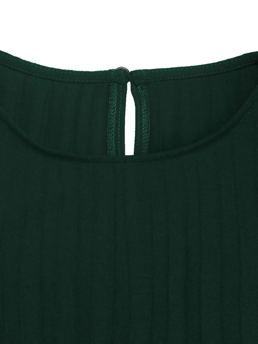 Clara | Jowita Vestido Midi Plisado Verde Con Cinturón Karol Firenze
