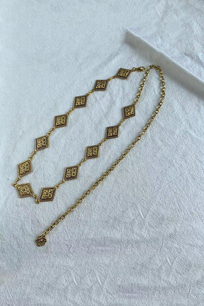 Raegan | Cadena de Cintura Geométrica Retro Mijn winkel