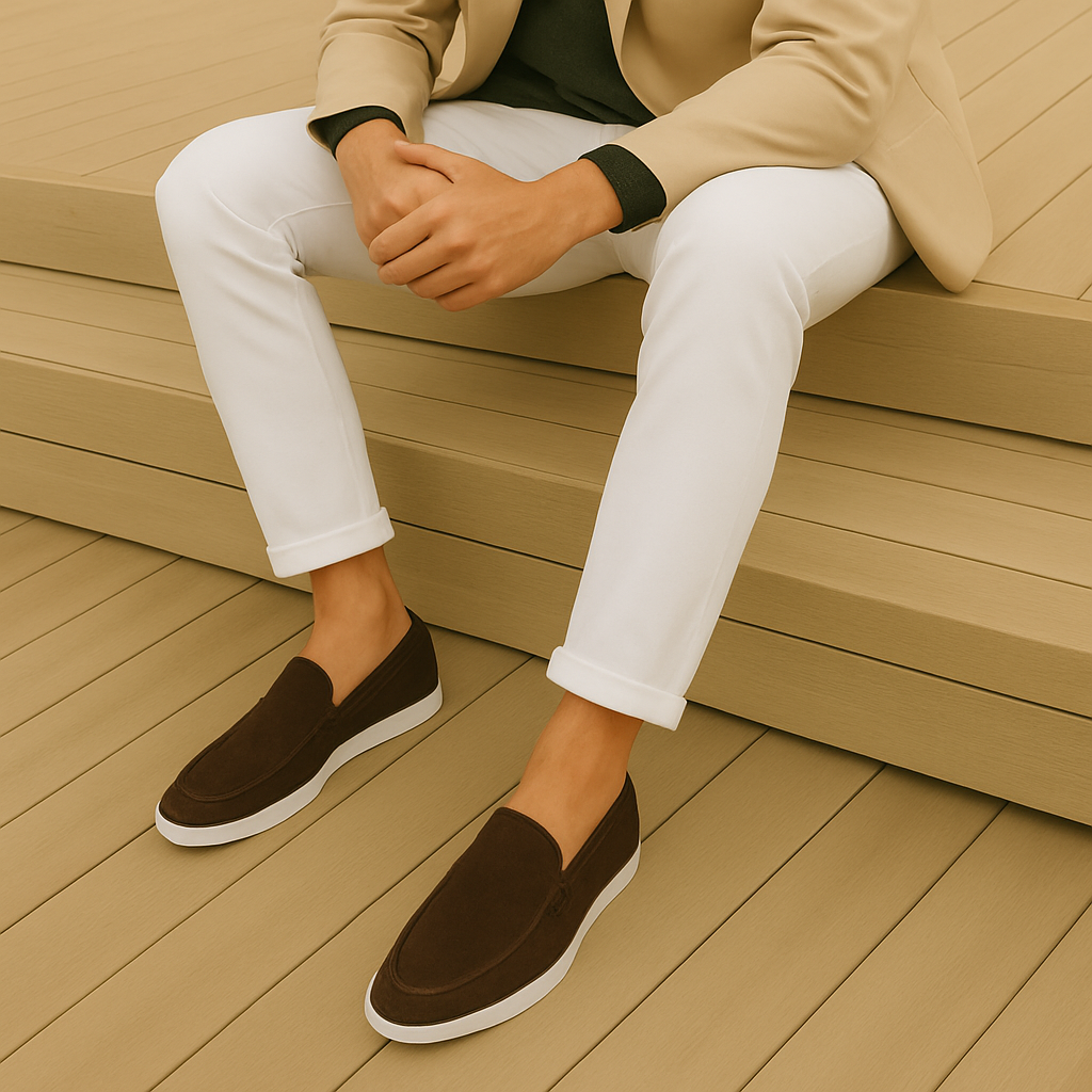 Alexandros | Mocasines Elegantes De Ante